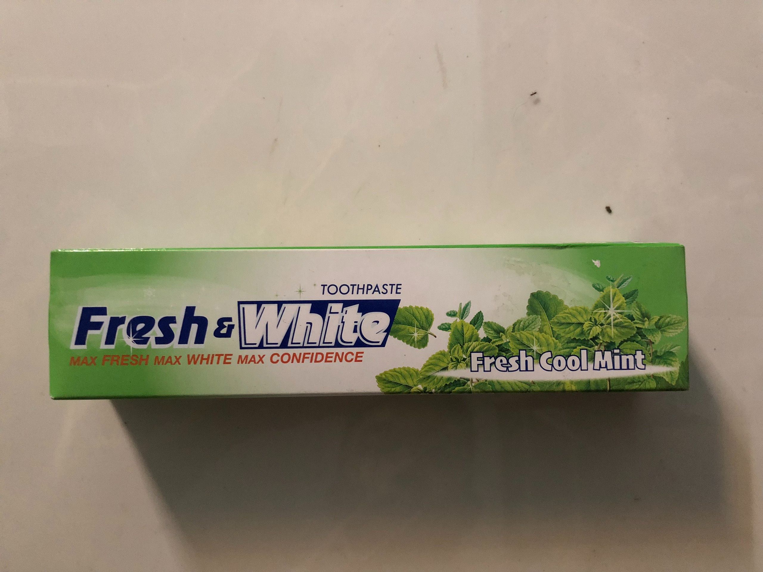 Kem Đánh Răng Fresh & White Mint Đen Chai Nhựa 160g - Ngừa Mùi Hơi Thở & Sâu Răng