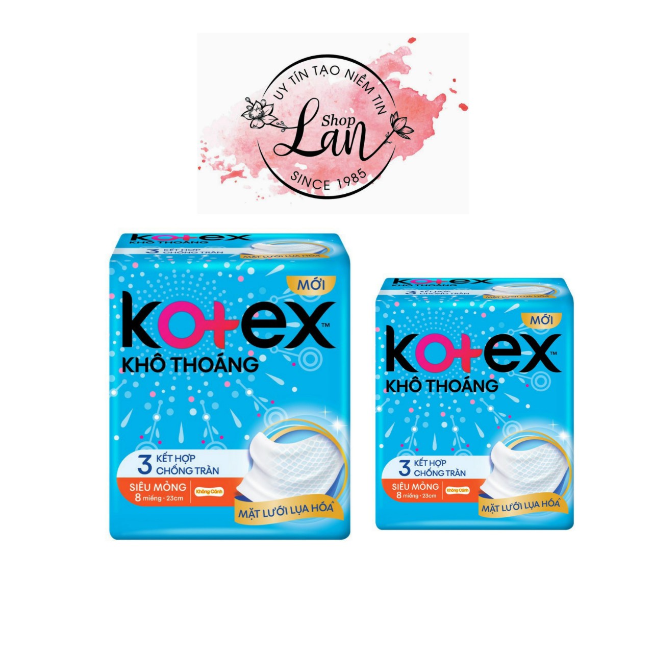BÁO GIÁ BĂNG VỆ SINH KOTEX FREEDOM DÀY KHÔNG CÁNH 8/48 | Shopee Lazada Sendo Tiki mới nhất 60 Băng vệ sinh Kotex siêu mỏng không cánh khô thoáng mặt lưới lụa hoá mới| 8 miếng