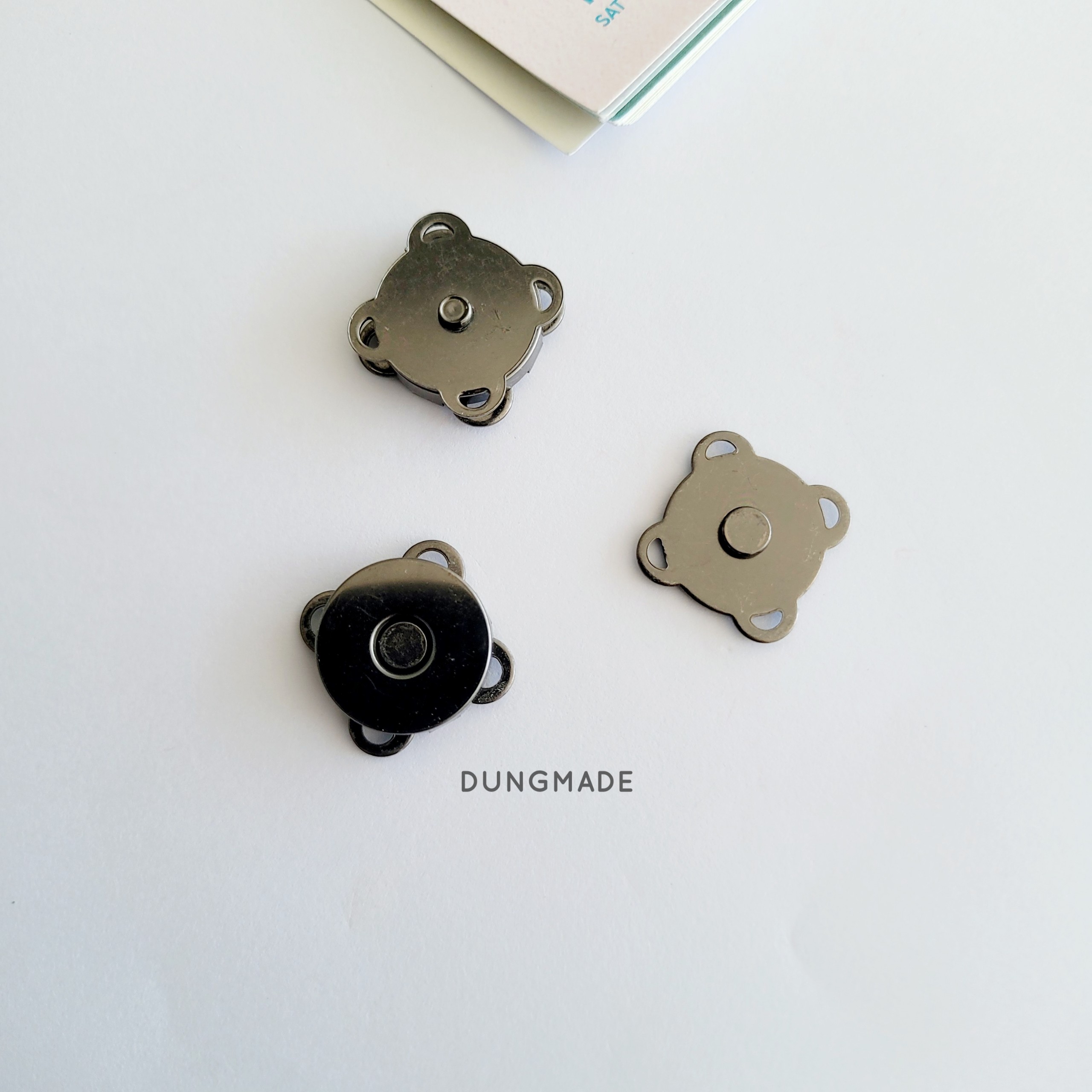 Nút nam châm khâu nút hít nam châm khâu kích cỡ 14mm, 18mm
