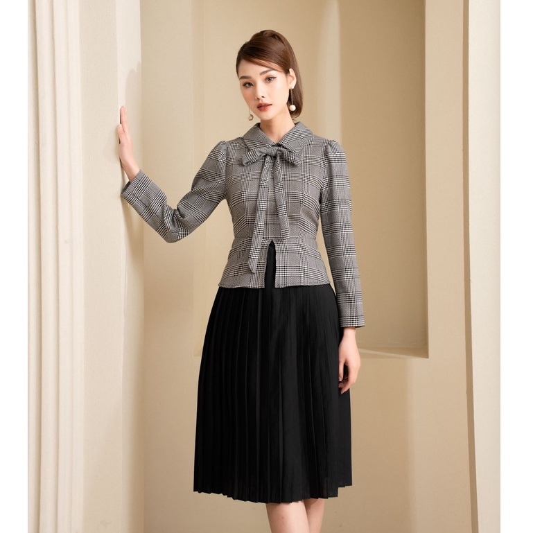 Đầm công sở emspo by gency gồm áo liền chân váy dl4238