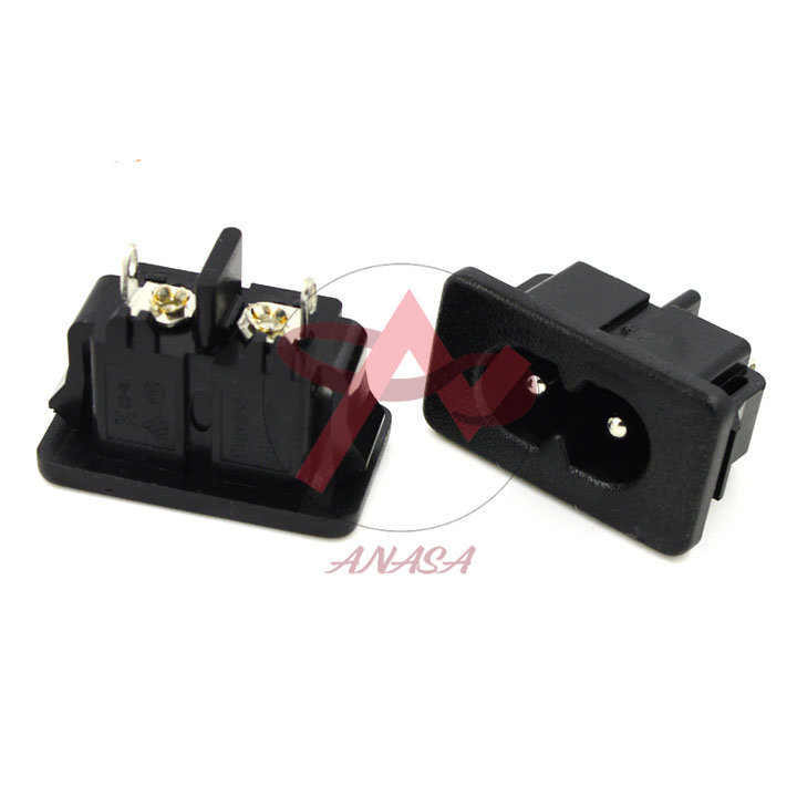 Jack nối nguồn 220v 2 chân