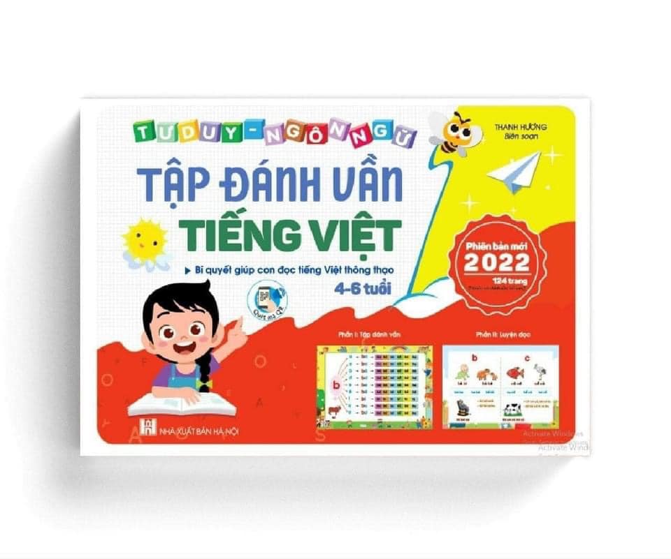 Tập đánh vần tiếng việt theo sơ đồ tư duy sách tập đánh vần tiếng việtgiúp con từ 4 tuổi - 5 tuổi chuẩn bị vào lớp 1 học đánh vần tiếng việt