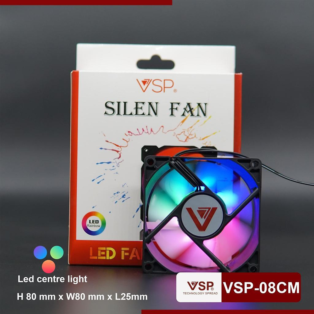 Original VSP v-08cm led fan case (8cm fan)