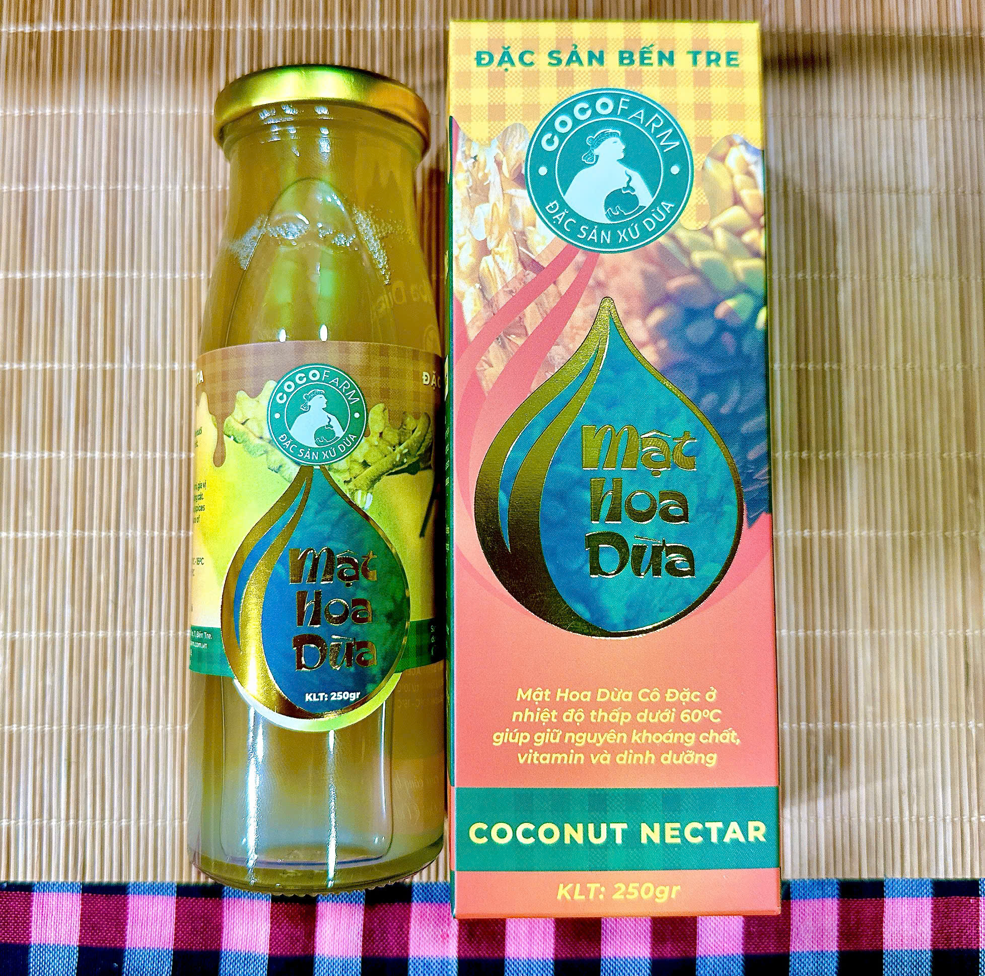 MẬT HOA DỪA CÔ ĐẶC COCOFARM 250gr