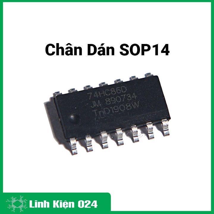 IC 74HC86 DIP14/SOP14 4 đầu vào độc lập