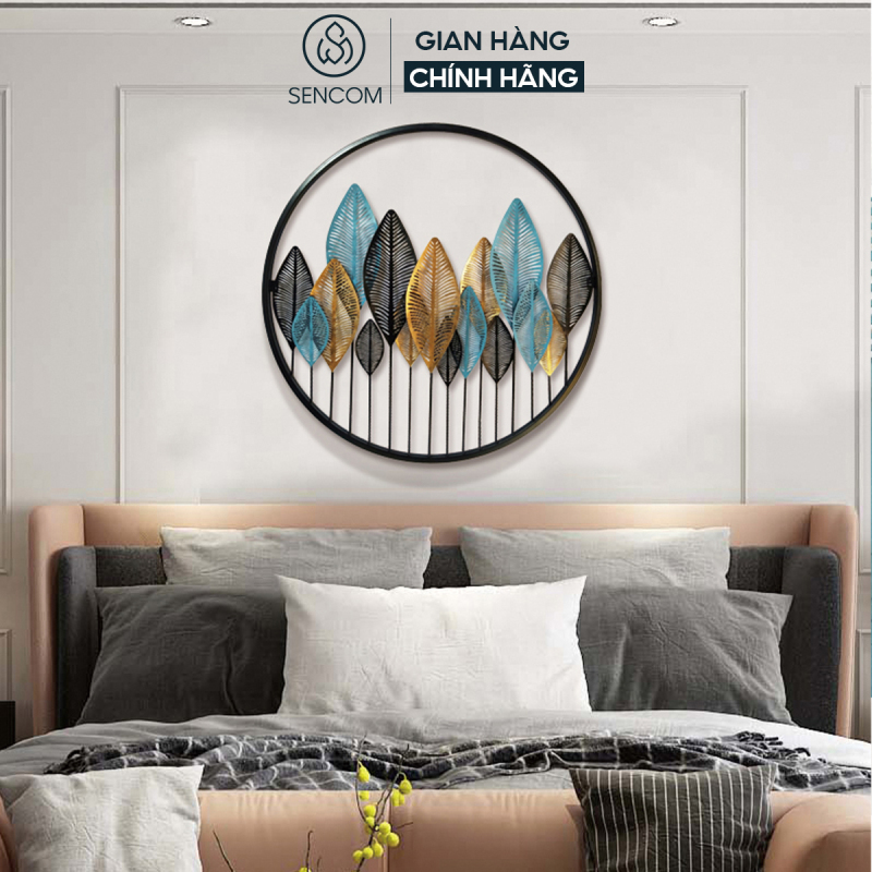 Tranh sắt treo tường nghệ thuật SENCOM đồ vật decor trang trí nhà cửa mã 392