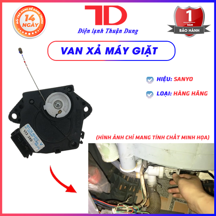 Van Xả Máy Giặt SANYO HÀNG HÃNG - Điện lạnh Thuận Dung