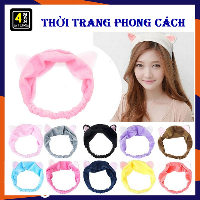 [HCM]⚡ Tjll Tjll Băng đô tai mèo siêu cute thiết kế xinh xắn nhẹ nhàng dễ thương bờm tóc tai mèo turban ⚡