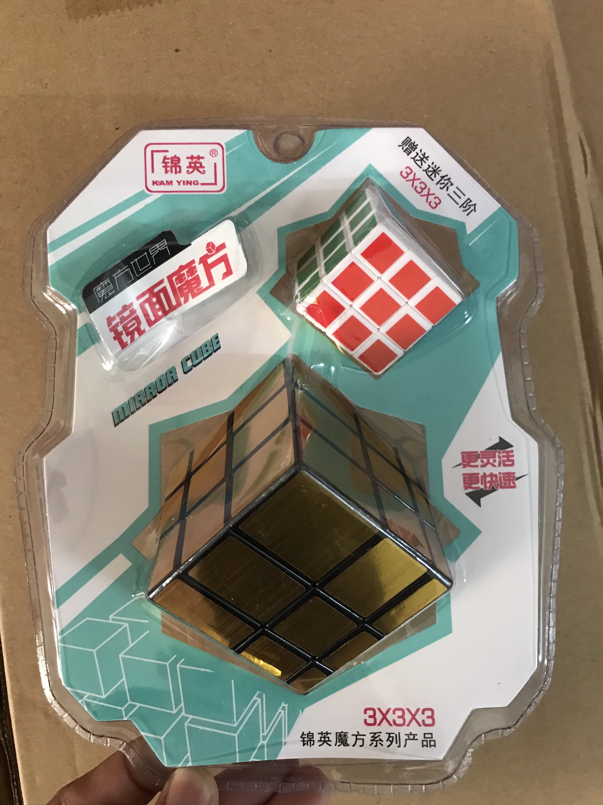 Rubik Biến Thể Mirror Cube 3x3 Rubik Gương {Kèm 1 Rubik 3x3 mini}