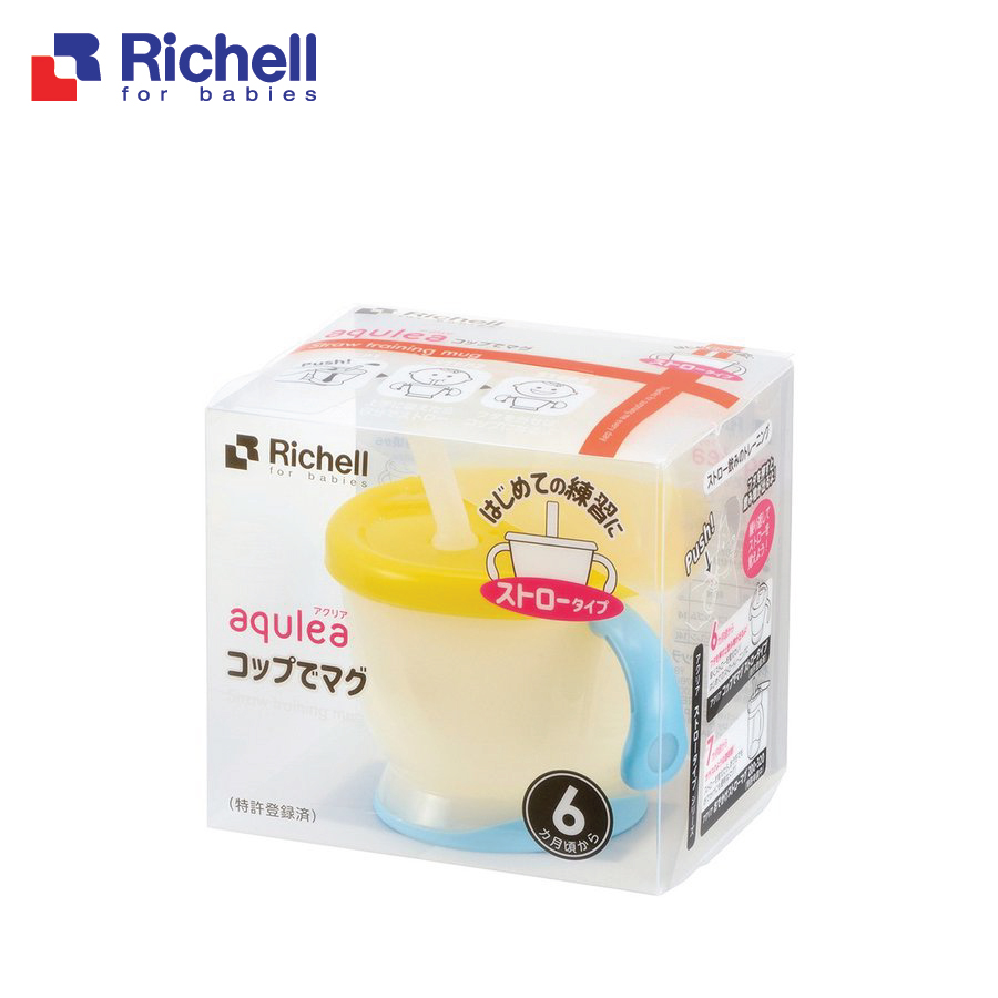 [HCM]Cốc tập uống 3 giai đoạn RICHELL Nhật Bản (hàng chính hãng)