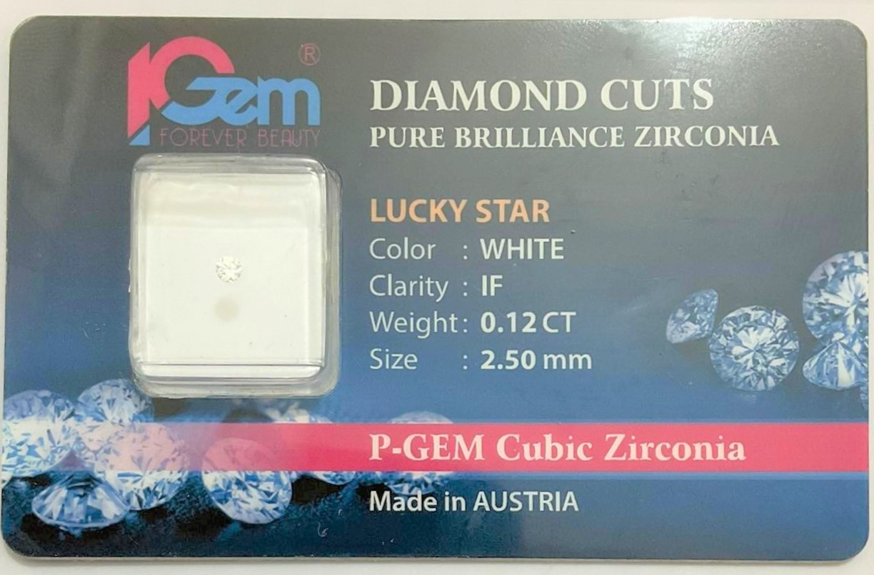 Đá đính răng cao cấp P-GEM (vỉ 1 viên)