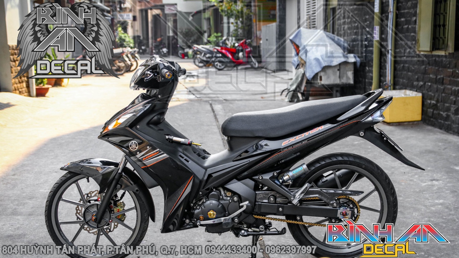 Tem rời exciter 2010 - đen