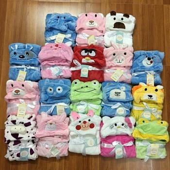 Chăn ủ lông hình thú Kitty hồng cho bé gái