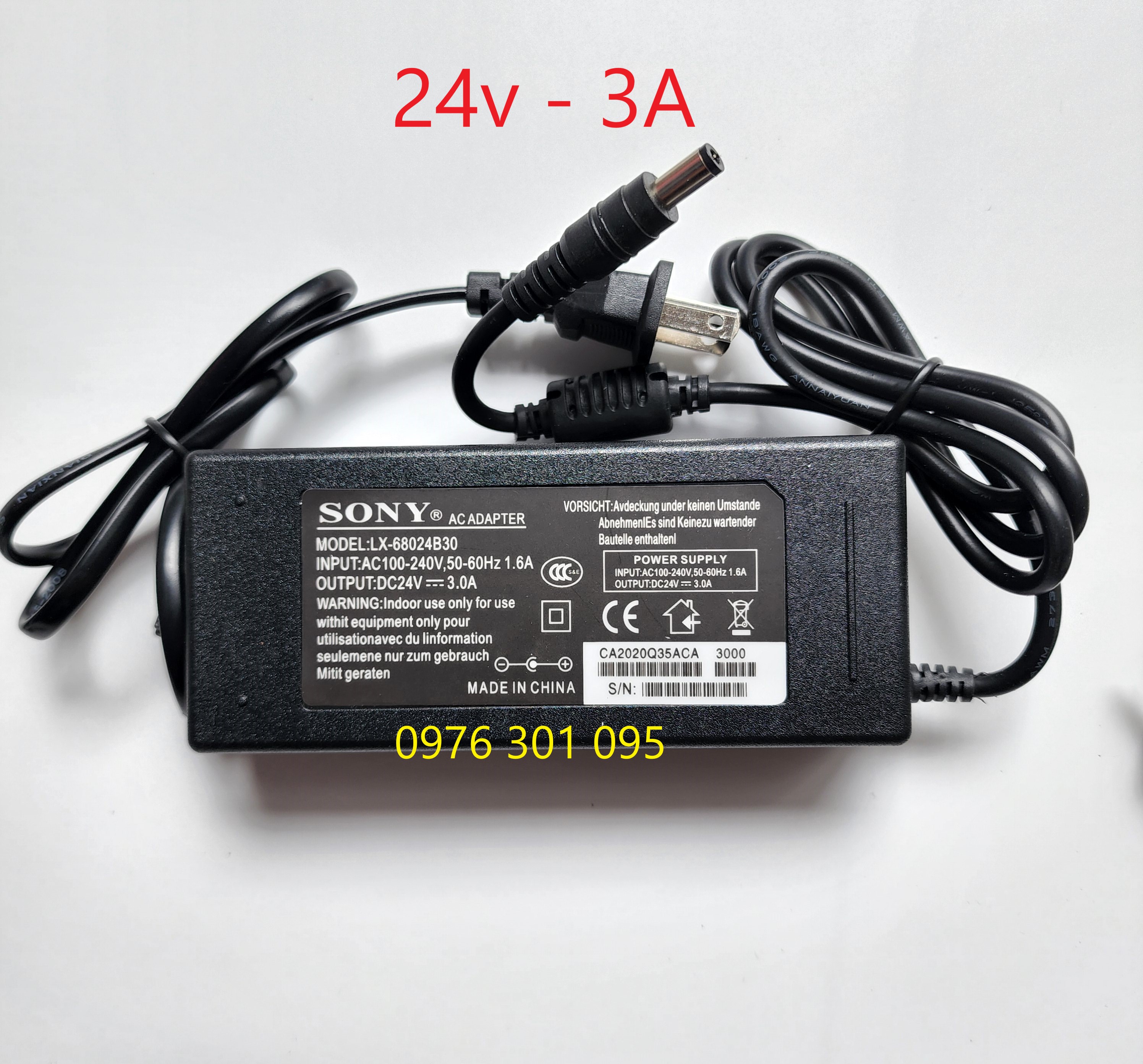 Nguồn adapter 24v sony