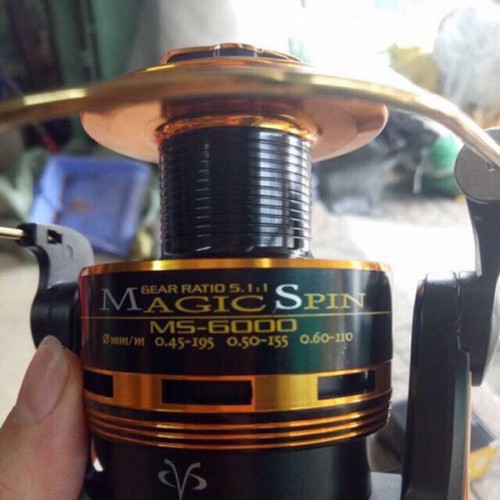 Máy câu cá Yolo Magic Spin 5000 6000  (cam kết đổi trả trong 2 tuần đầu)