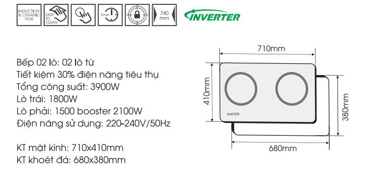 Bếp từ Faster FS 288I
