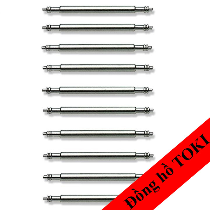 Bộ 10 chốt gắn dây đồng hồ spring bar đường kính to 1.8mm - nhiều size