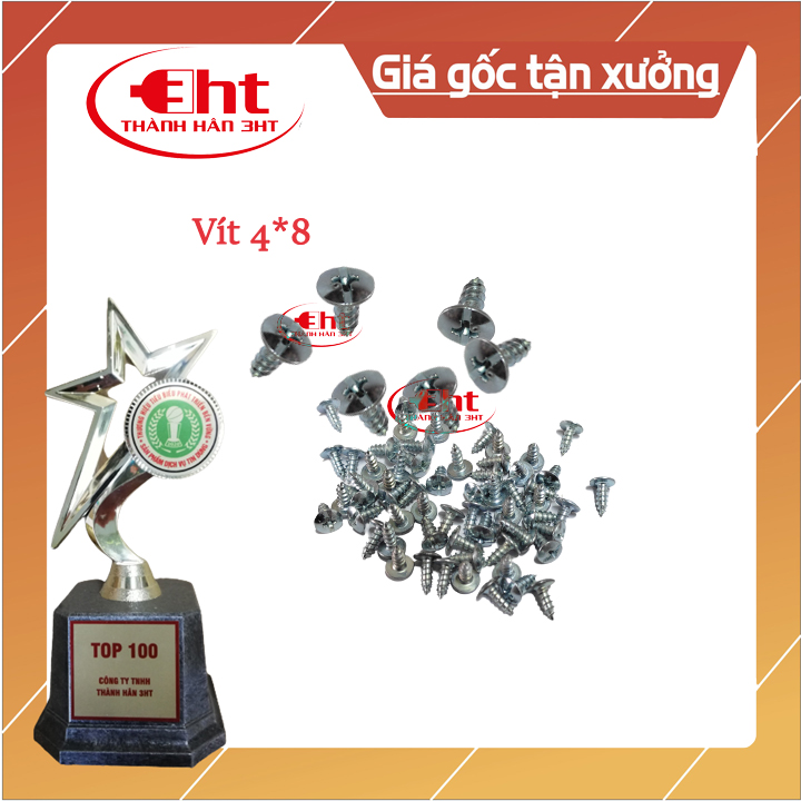 VÍT BẮT NHỰA + GỖ 4*8 (GÓI 100G)