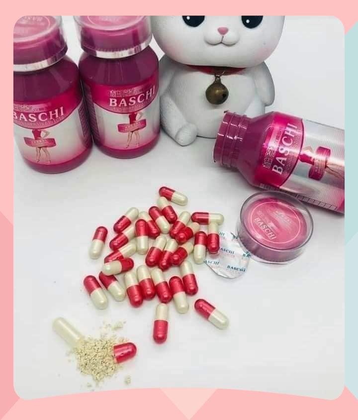 Giảm cân BASCHI hồng Thái Lan 40 viên - sim 1