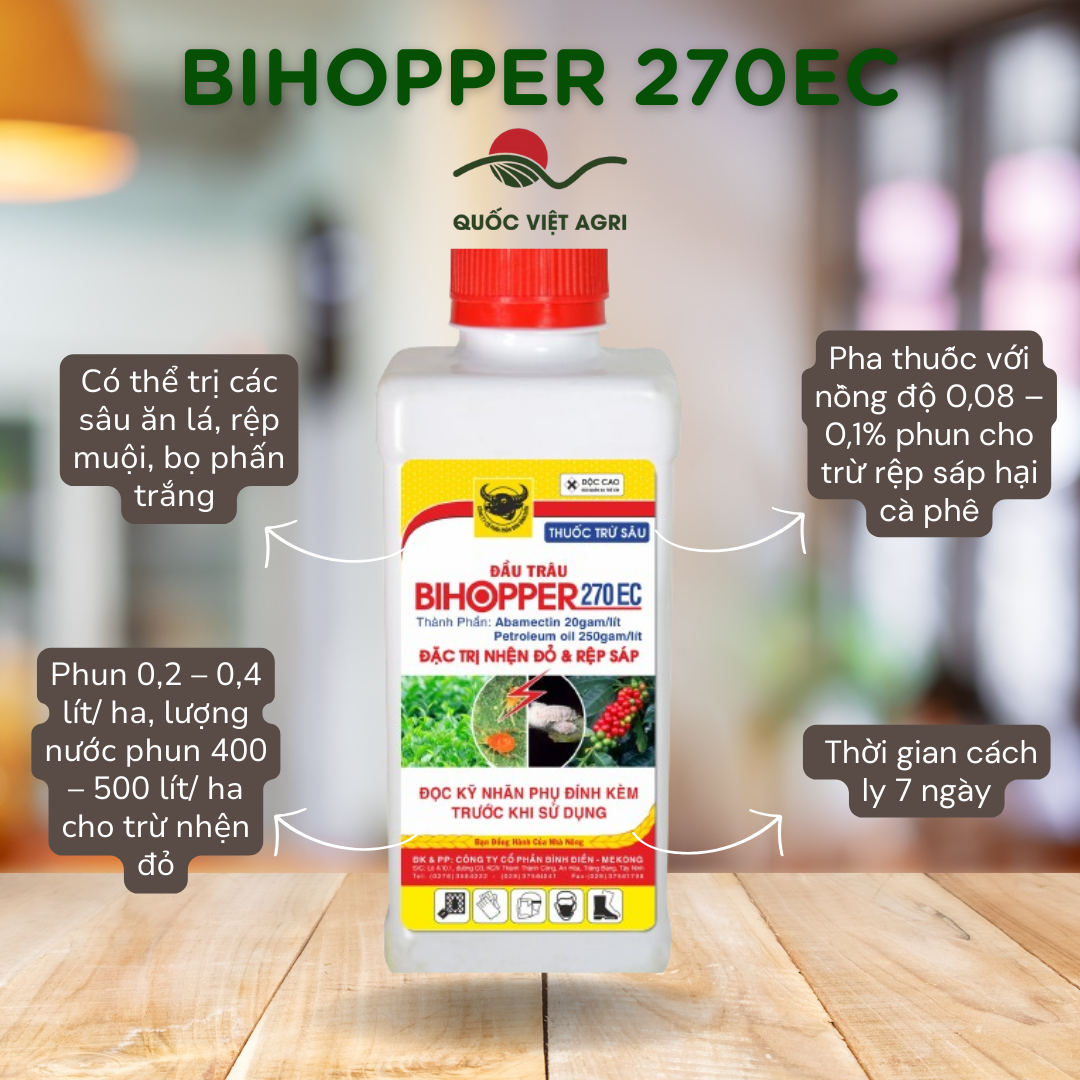 Thuốc trừ sâu - bihopper 270ec - 500ml