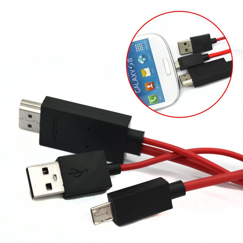 Cáp chuyển tín hiệu từ điện thoại lên tivi HDMI MHL Medialink