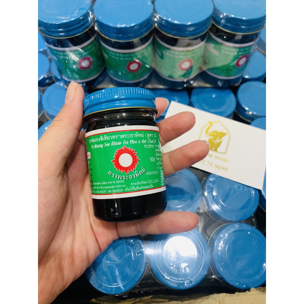 [COMBO 12 LỌ] Dầu Cù Là Đen Thái Lan 60gr