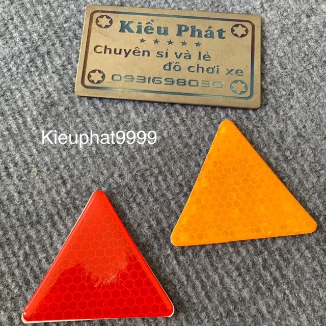 Tem Phản quang Tam Giác có keo