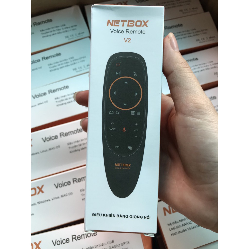 Remote Chuột Bay Netbox V2 Hỗ Trợ Tìm Kiếm Giọng Nói