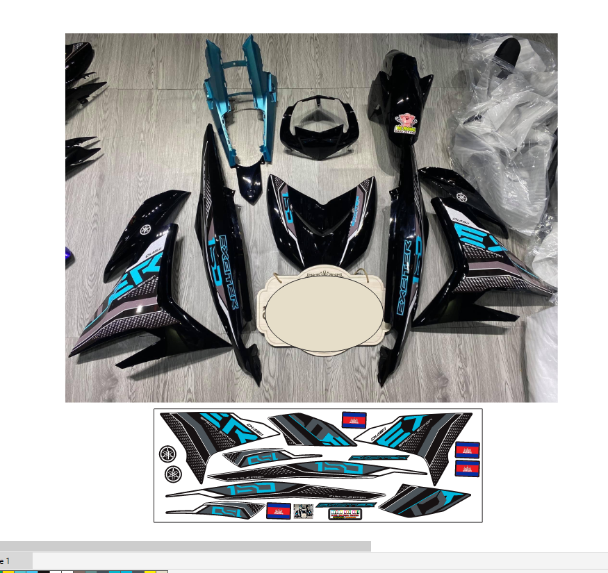 Tem rời ex 150 - malai