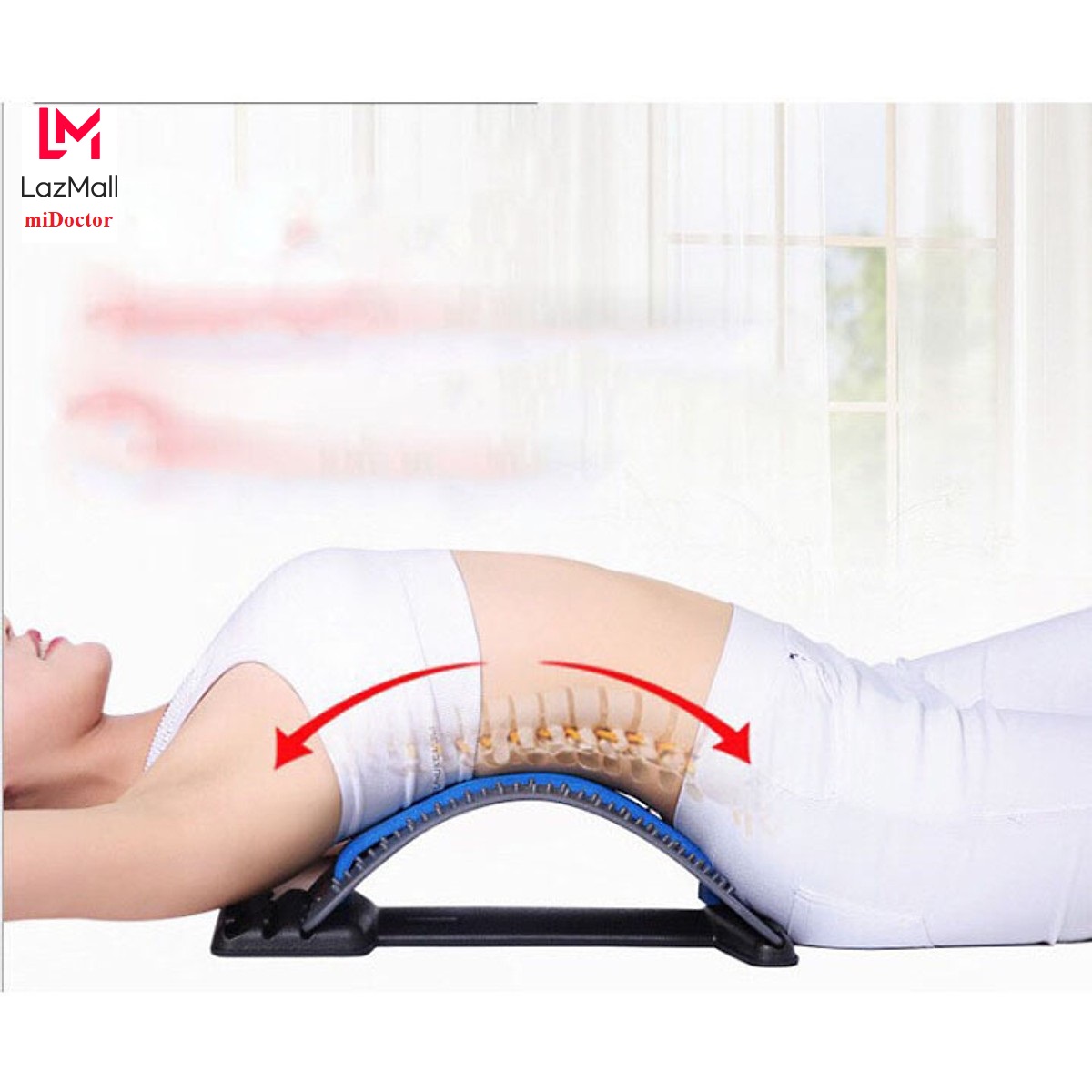 Khung Nắn Chỉnh Cột Sống, Khung Định Hình Cột Sống, Chỉnh Gù Lưng, Cong Vẹo Cột Sống, Định Hình Cột Sống LưngĐiều Trị Thoát Vị Đĩa Đệm, Đau Lưng, Vai Gáy, Dụng Cụ Hỗ Trợ Tập Lưng - Chính Hãng miDoctor