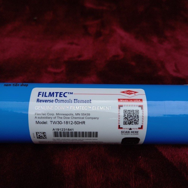 Lõi Lọc Nước Số 4 Màng RO DOW FILMTEC