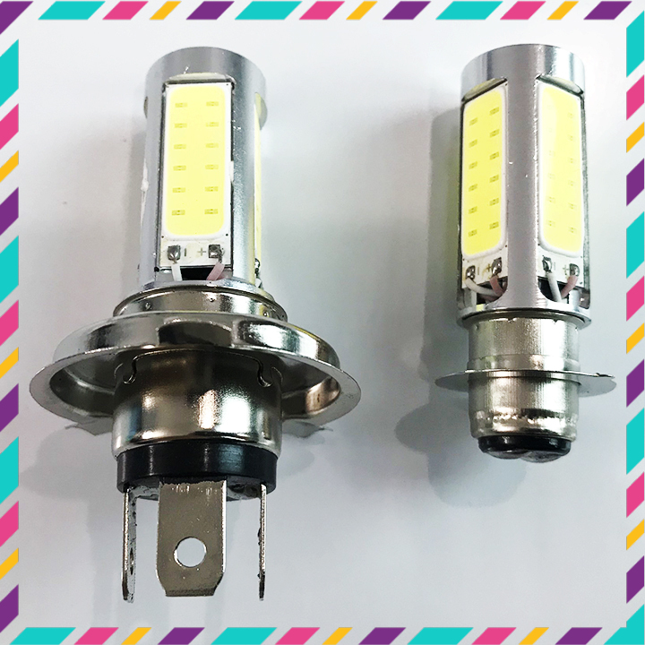 ĐÈN LED 4 TIM BI CẦU - ĐÈN PHA LED SIÊU SÁNG