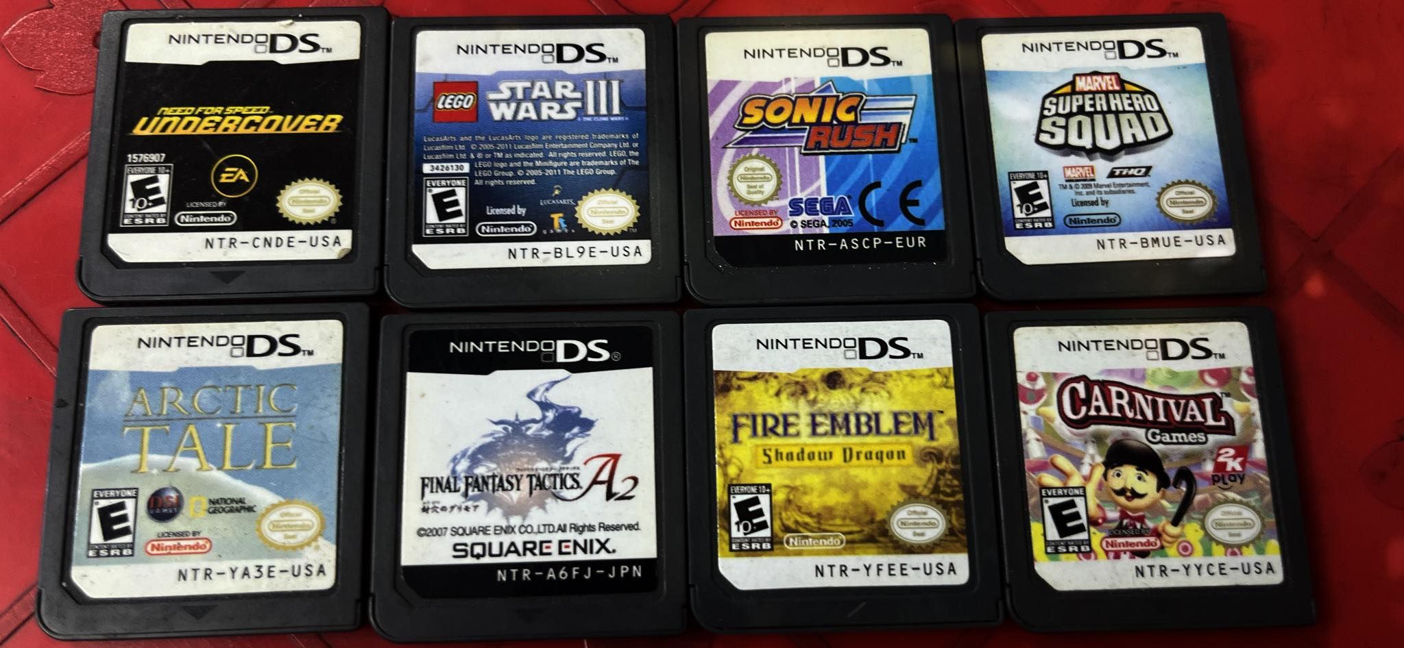 Băng game Nintendo Ds lite 2nd - băng thường