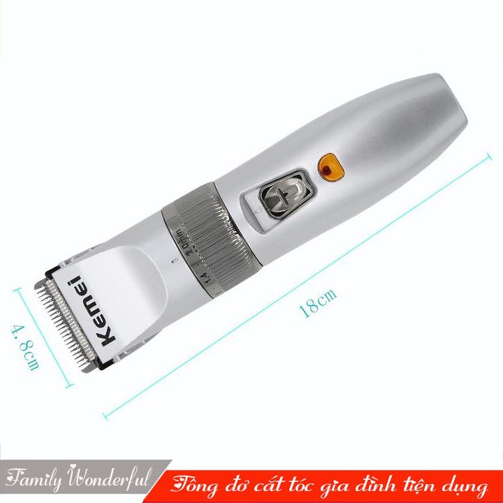 Tông đơ cắt tóc - tạo kiểu tóc thời trang Kemei KM-27C