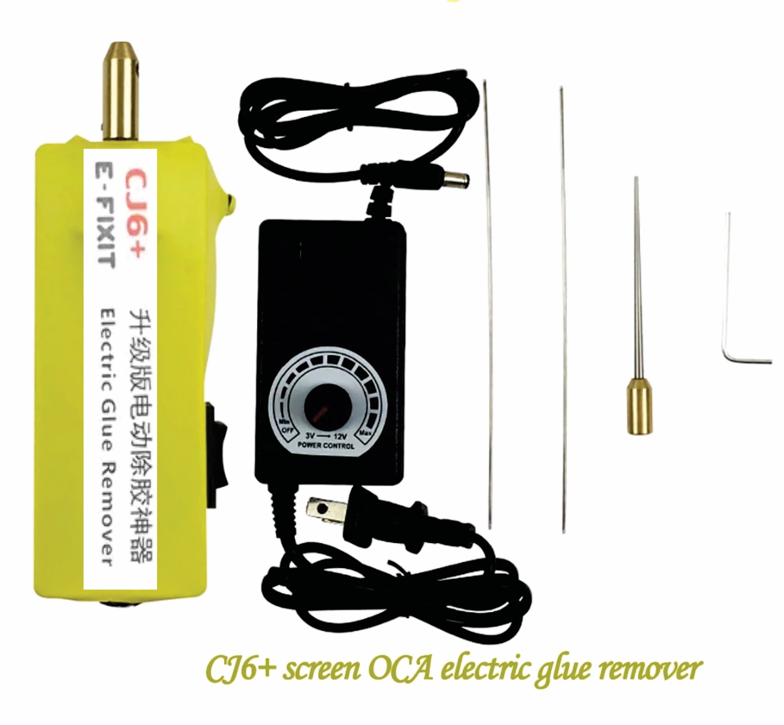 Máy quấn keo vệ sinh keo màn hình điện thoại liền trục cj6+