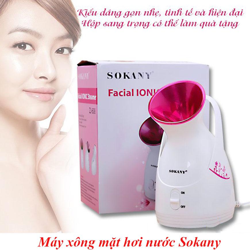 Máy Phun Sương Xông Hơi Mặt NaNo Mini Cầm Tay Hỗ Trợ Dưỡng Da Cấp Nước Tối Đa, Máy Xông Mặt Sokany , Làm Sạch Da Mặt Bằng Xông Hơi Chỉ Tác Động Tới Bề Cạnh Của Da Mặt, Bảo Hành 1 Đổi 1 Bởi F88 PLUS