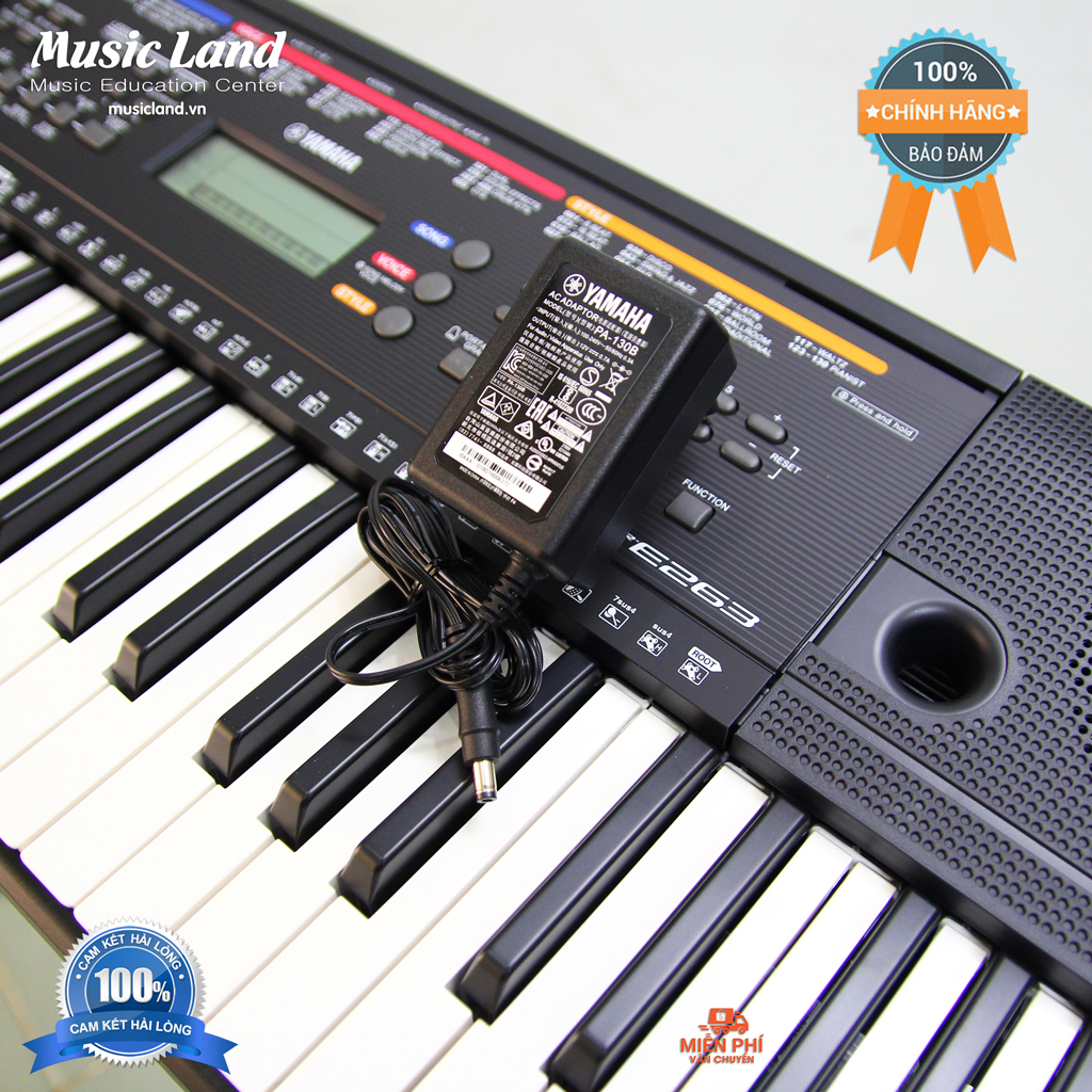 Đàn Organ Yamaha PSR E263 - Chính Hãng