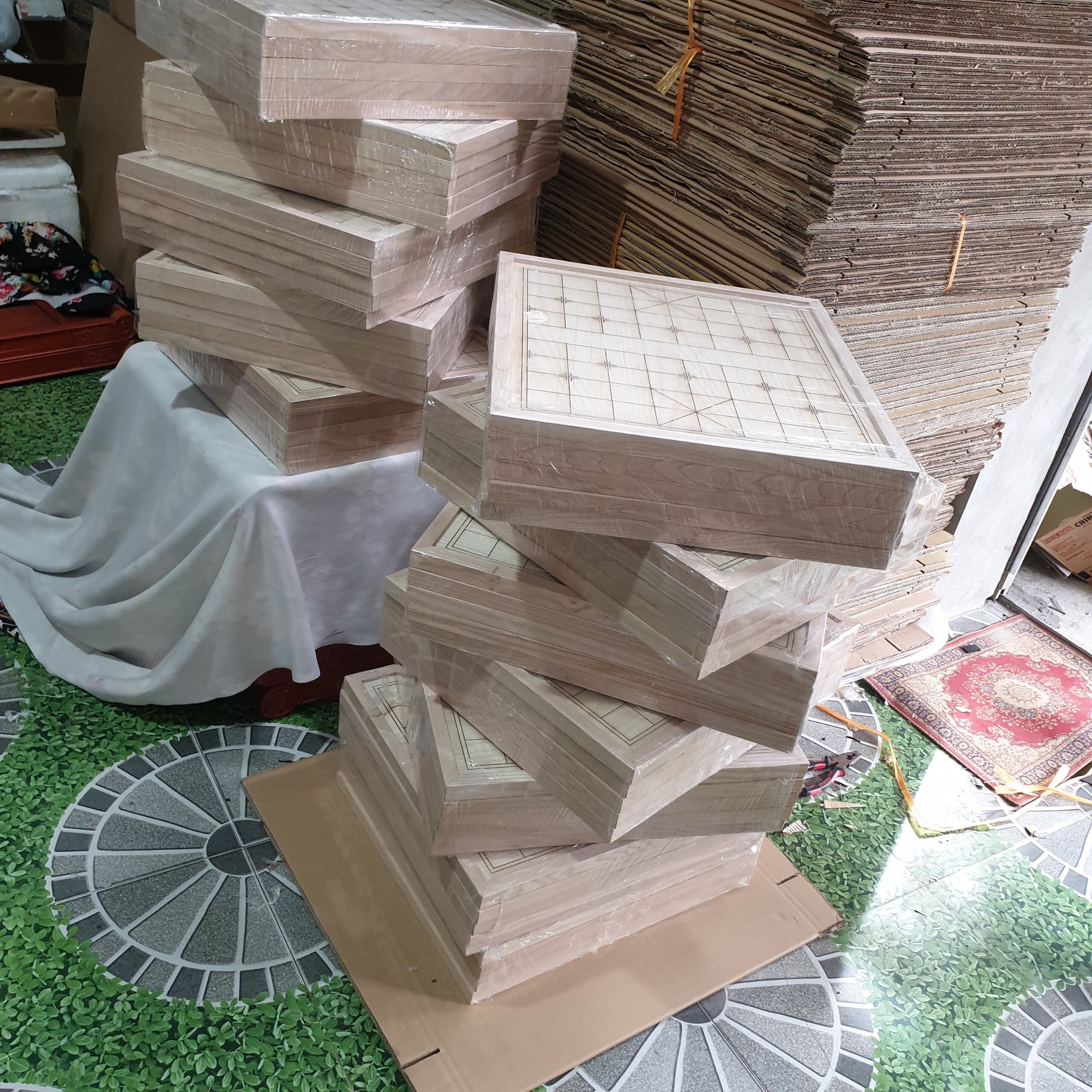 [ Xả Lỗ ] Bàn Cờ Tướng Làm Bằng Gỗ Cao Cấp [ Bàn Cờ Tướng - Hàng Loại 1 ]