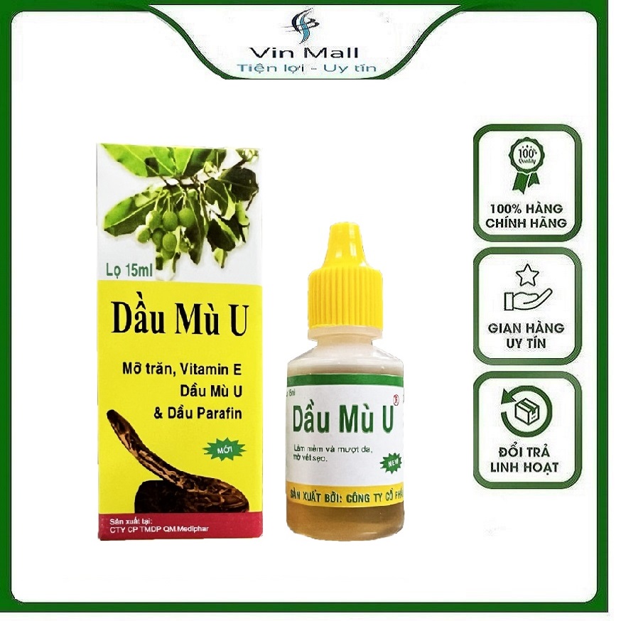 Dầu Mù U Trăn Mù U New Đa Công Dụng 15ml - Mẫu mới