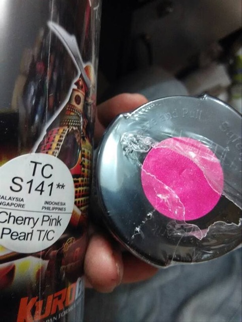 SƠN SAMURAI MÀU HỒNG CHERRY, HỒNG CANDY UCS141 + TCS141 HỆ THỐNG MÀU 2 LỚP