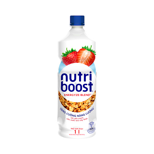 Siêu thị VinMart - Sữa trái cây Nutri Boost hương dâu chai 1 lít