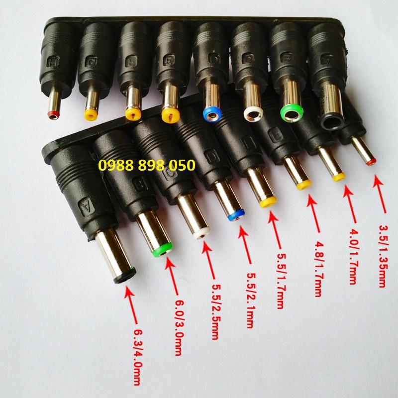 JACK CHÂN CẮM CHUYỂN ĐỔI ĐA NĂNG 5.5×2.1MM RA 8 ĐẦU KHÁC NHAU