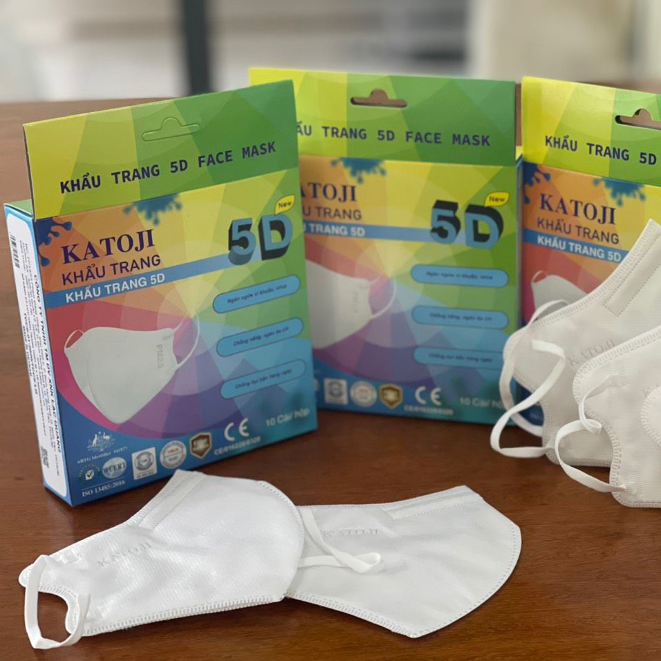 Combo 25 hộp Khẩu trang 5D KATOJI