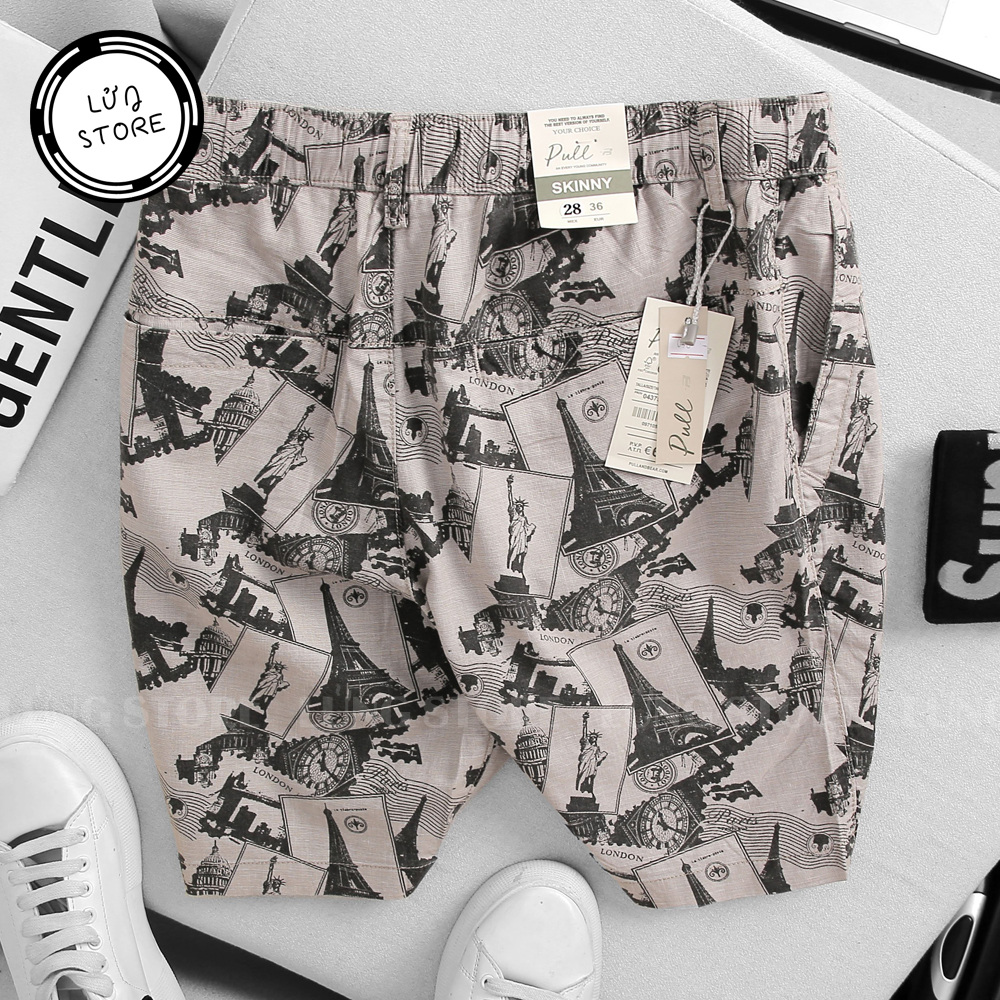 Quần short nam lưng thun cao cấp LỬNG STORE thời trang - PB23