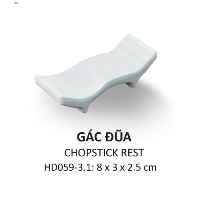 Gác đũa 3.1'' White Srithai Superware