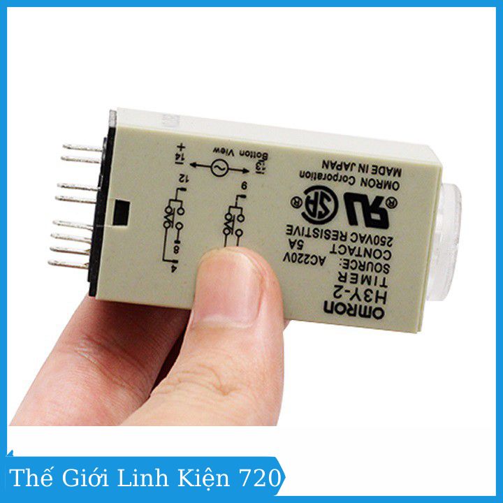 Relay Thời Gian Timer Omron H3Y-2 8P 220V