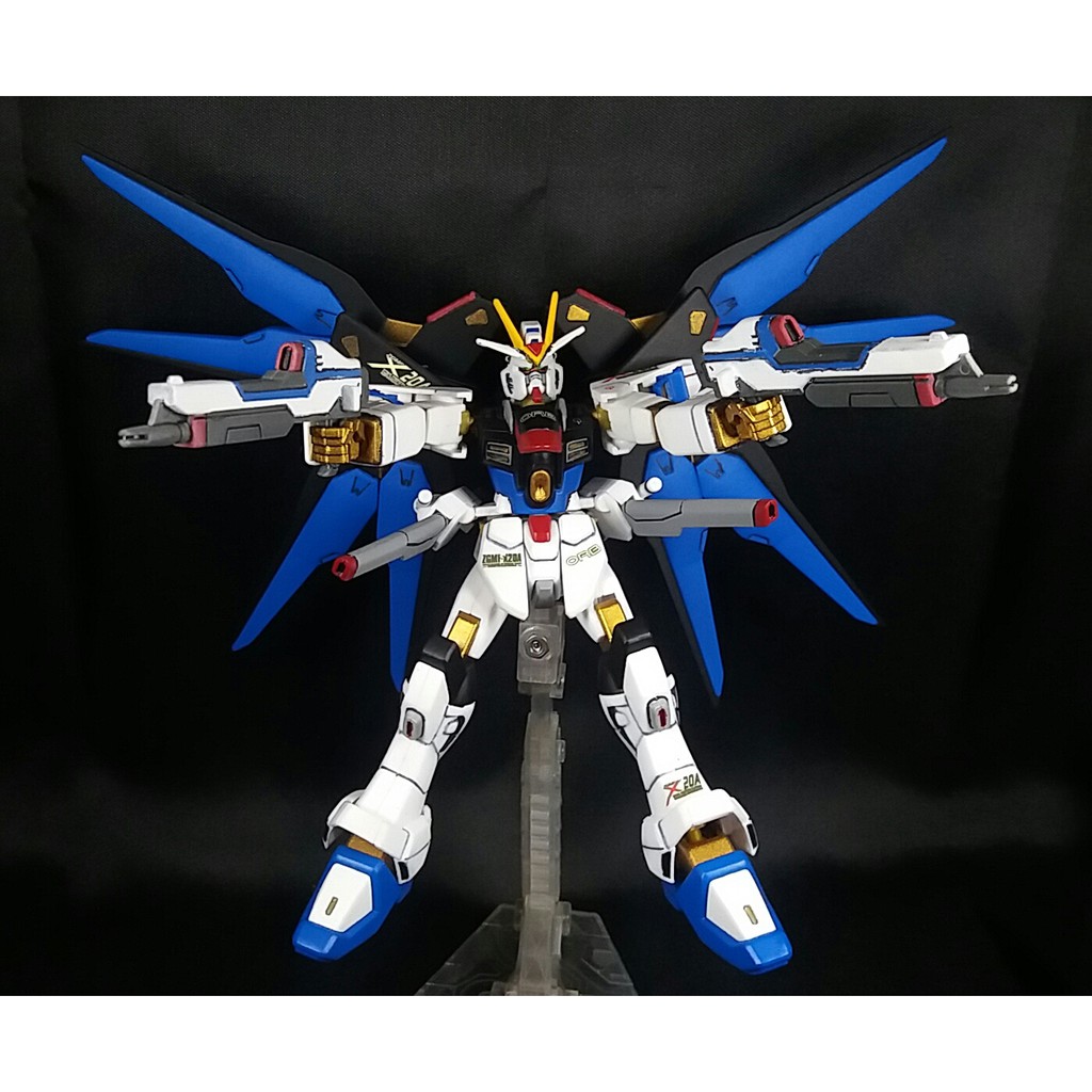Mô Hình Lắp Ráp Hg Strike Freedom Kèm Đế Trưng Bày
