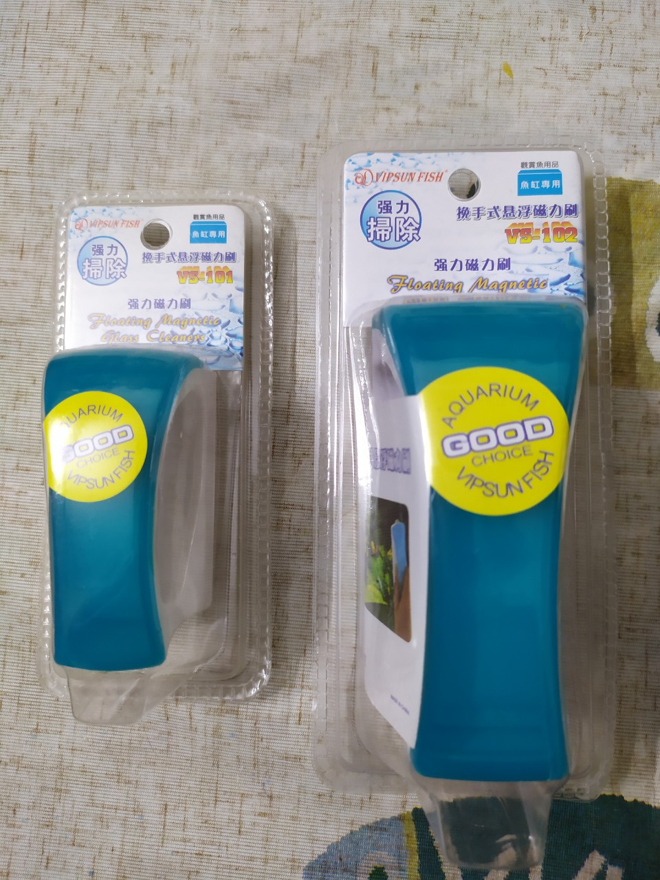[HCM][ Chọn size] Lau Kính Hồ Cá Nam Châm có tay cầm - Đồ Vệ Sinh Lau Kiếng Bể Cá - Dụng Cụ Cọ Bể Nam Châm.