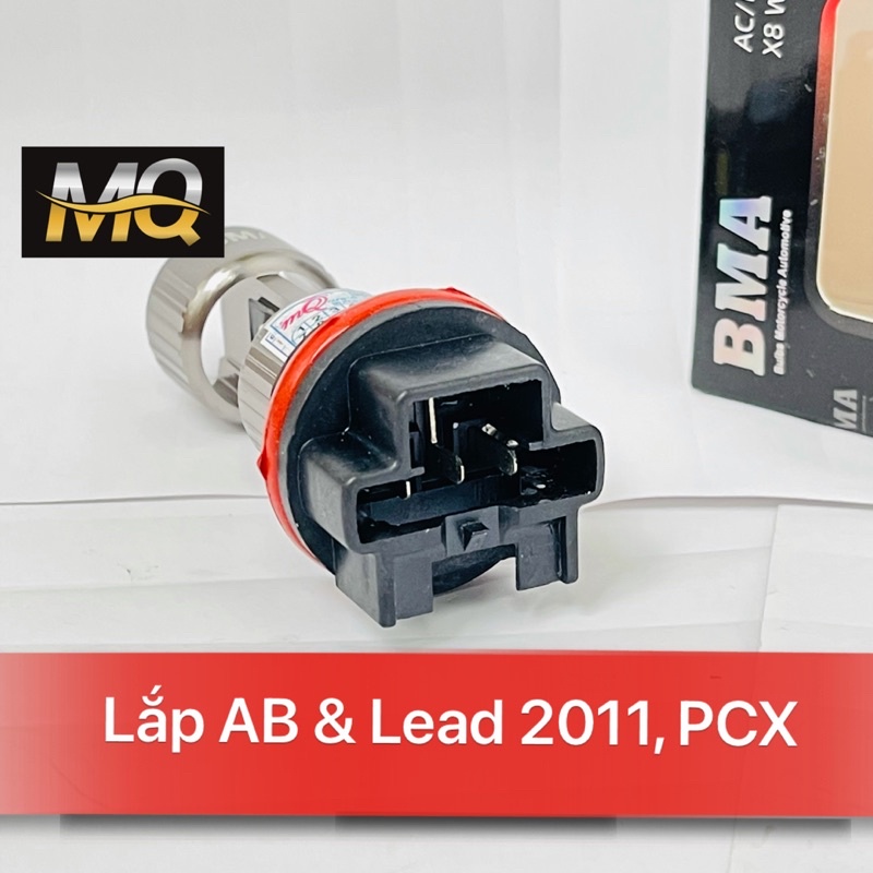 Đèn Pha Led Chân Hs5 Siêu Sáng Xe Airblade 2011 AB 2011 MẬP, PCX 2011, Lead 2011