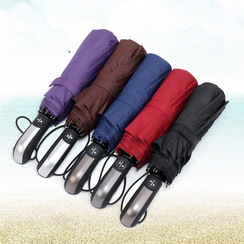 Ô DÙ 10 NAN SIZE LỚN ĐÓNG MỞ TỰ ĐỘNG BẰNG NÚT BẤM CHỐNG TIA UV - VẢI DÙ CAO CẤP HÀNG XUẤT NHẬT - DÙ ĐI MƯA GẤP GỌN CHỐNG TIA UV CAO CẤP